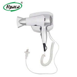 Top quality professional 2000W hotel using hair dryer holder wall mount