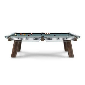 Top-quality Slate Luxury Glass 8ft Billiard Pool Table