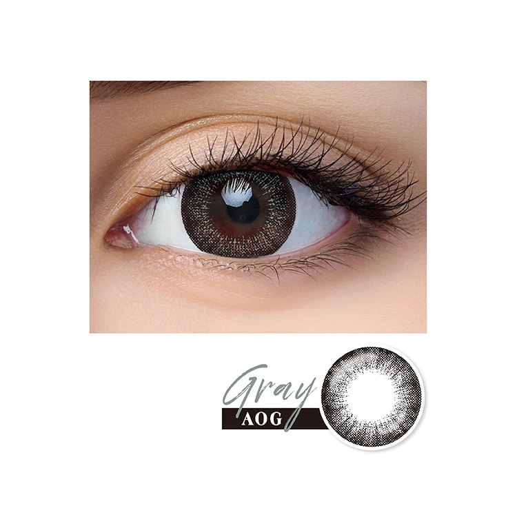 Top Ranking Customized Brand Gray Monthly Contact Lenses