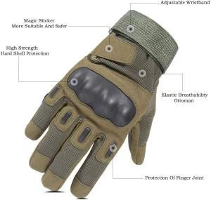 Touch Screen Tactical paintball Airsoft Shooting Hard Knuckle Half Finger Gloves