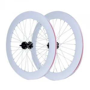 Track Road Bike 70mm Wheels Rim Aluminum Alloy Wheelset Fixie Bicycle wheel Fixed Gear Cycle Cycling Accessories