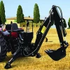 Tractor backhoe LW-6 with 3 point hitch match with 40hp tractor