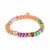 Import TTT Jewelry Handmade Disc Fast Beads Copper Flat Bead Shaped Stone Charming Heishi Bracelet from China