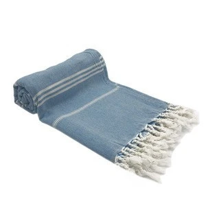 Turkey Personalized Custom Bath Spa Blanket Turkish Recycle 100% Cotton Beach Sports  Towel