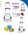 Import Two handle ph120 Folding Hand Truck and Dolly With Telescoping Handle  Heavy-Duty Luggage Trolley Cart from China