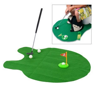 UCHOME Toilet Golf - Putter Practice in the Bathroom Toy with this Potty Putter