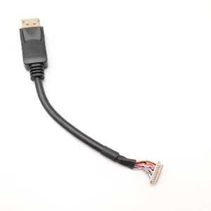 UL20276 DP-20PIN to DF13 1.25mm Pitch connector male to female wiring harness custom for LCD