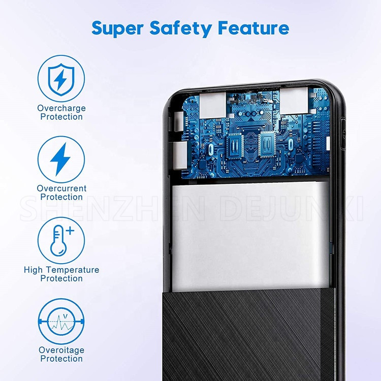 Buy Ultra Slim Light Weight Power Bank Usb C Mirco 2 Usb Ports Charge ...