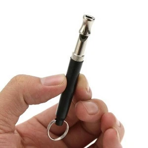 UltraSonic Sound Pet Dog Training Whistle Flute Portable Keychain Dog Whistle Adjustable Dog Flute Pet Supplies