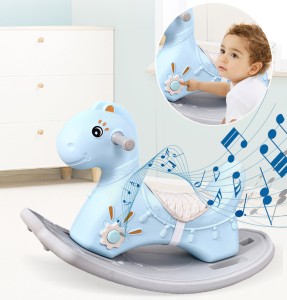 Updated Children Baby Plastic Toy Animal Baby Rocking Chair Horse for Kids