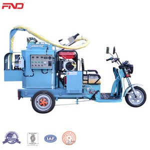 Used Bitumen Heating Equipment, Asphalt Road Slurry Seal Machine With driving In China