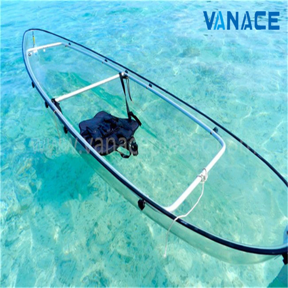 Vanace Sales promotion transparent crystal clear kayak rowing boat row boat