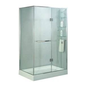 Various Aluminum Free Clips Voyeur Shower Room With Clear Glass