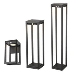 VERTAK IP54 aluminium material outdoor path garden post light landscape lawn led bollard light