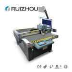 Vibrating blade leather cutting machine for footwear,bags and garment