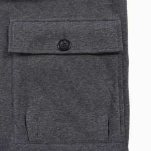 Victory Outfitters Men&#39;s Multi Pocket Fleece Medweight Zip Up Hoodie