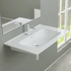 vitreous china  cabinet basin commercial sinks bathroom vanity kitchens  laboratory back in wall vessel hand basin public sink