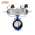 Import Wafer Style Low Pressure Air Actuated PTFE Lining 8 Inch Butterfly Valve from China
