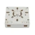 Import Wall Mounted Indoor Fiber Optic Outlet Box 2 Port 86 Type Fiber Optic Faceplate from China