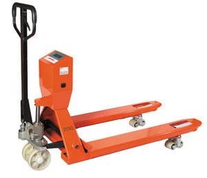 Warehouse Widely Used Lifting Equipment Manual Pallet Truck / Hand Pallet Jack With Weighing Scale