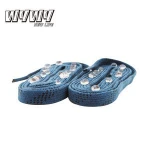 Water Proof Waxed Hockey Shoe Lace with Strips