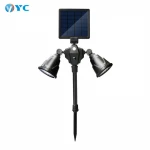 Waterproof dual purpose 36LED Energy Multi-angle adjustment Solar led lawn Lights