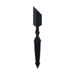 Waterproof IP65 5W led black casting aluminum accent spot spike garden lights