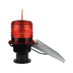Waterproof IP65 with light control of Solar Aviation Obstruction Light