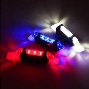 Waterproof Safety Cycling Portable Light USB Rechargeable Bicycle Bike LED Tail Light Turn Signal Warning Rear Lamp