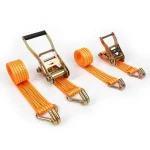 Webbing Ratchet Tie Down truck lashing belt with buckle Lashing Belt Tie Down Ratchet With Hooks