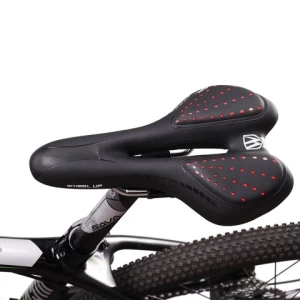 WHEEL UP Waterproof Bicycle Saddle Breathable Bicycle Saddle Cover Classic Leather Bicycle Saddle