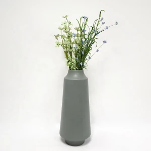 White ceramic vase for home decoration handmade large ceramic flower vase