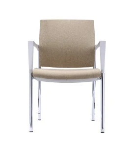 White conference training guest chair