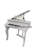 White music instruments wooden piano toy for kids