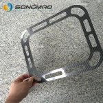 Wholesale 100% Real Carbon Fiber plate for License Plate Frame