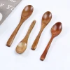 Wholesale 20pcs/pack 5.1inch Wooden Spoon Ecofriendly Japan Tableware Coffee Honey Tea Spoon Stirrer Free Shipping