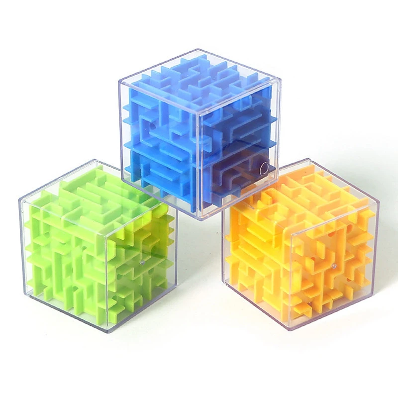Wholesale  3D Cube Puzzle Maze Money Coin Magic Box