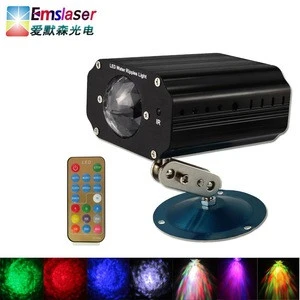 Wholesale 4 color water wave lamp effect stage light projector with remote control