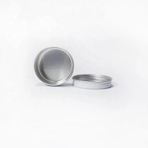 Wholesale 50g White Round Screw Lid Aluminum Can/Jar