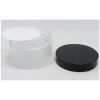 Wholesale 5ml 10ml 15ml 30ml 50ml 100ml small cosmetic cream frosted glass jars
