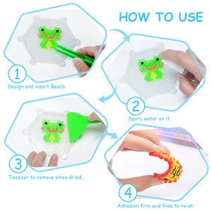Wholesale baby toys educational 3d DIY magic water beads puzele kids educational toys