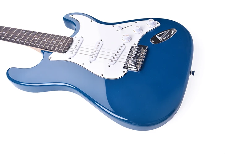 wholesale cheap custom brand beginner ST style electric guitar