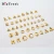 Import Wholesale Cheap Gold Round Nail Design Metal Nail Jewelry Nail Art from China