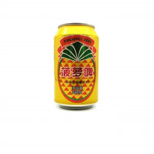 wholesale china cheap 330ml canned pineapple beverage