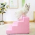 Import Wholesale Collapsible Foldable Ramp Soft Luxury Pet Dog Sofa Bed 4 Steps Ladder Pet Dog Stairs for Dogs with Mesh Fabric from China