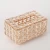 Import Wholesale Crystal Tissue Box Home Decor Luxury Gold Silver Metal Glass Paper Rhinestones Paper Tissue Box from China