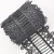 Import Wholesale Customization Black Chemical Gathered Lace Trim Embroidery For Dress Home Decoration Garment from China