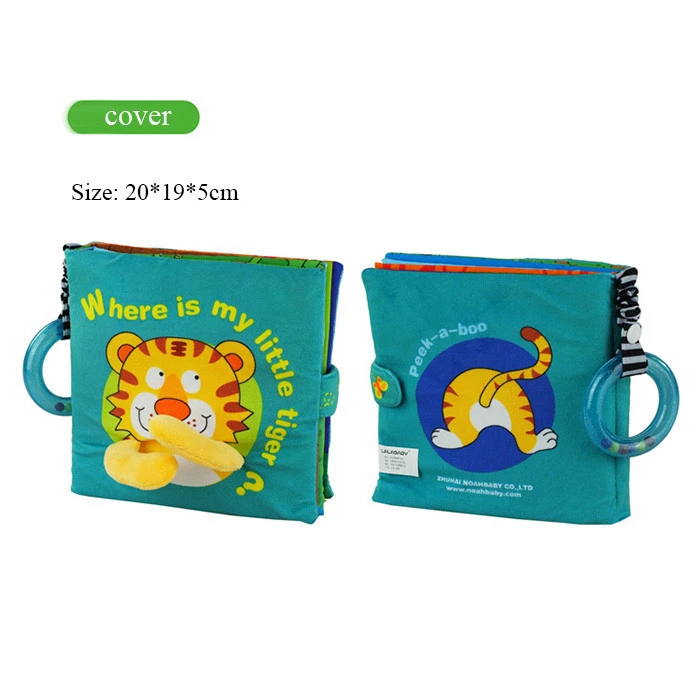 wholesale educational baby toys infant soft cloth book for toddler