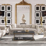 Wholesale factory new l shaped modern simple furniture couch living room sofa set