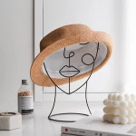 Wholesale Factory Supply Craft Items Product Metal Women Face Model Gift And Art Craft